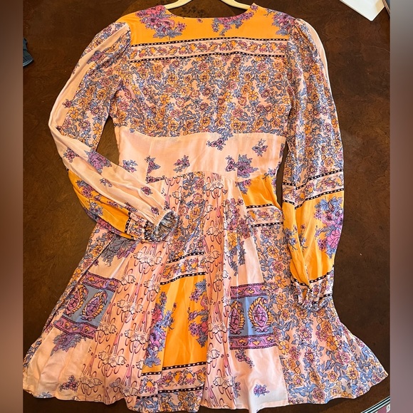 Free People Mixin It Up Mini Dress - Picture 3 of 6